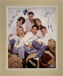 Friends ULTRA-RARE Cast Signed 11 x 14 Photograph w/ 6 Signatures (Beckett/BAS)