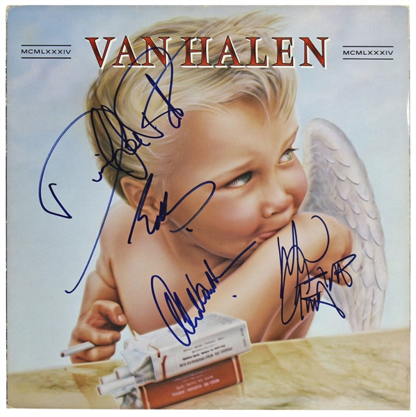 Van Halen Group Signed "1984" Record Album with Impeccable Autographs (JSA)