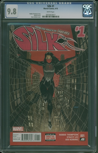 Lot of Four (4) Re-Issue #1 Comics w/ Spectre, Dare Devil, Silk & Star Wars! (CGC)