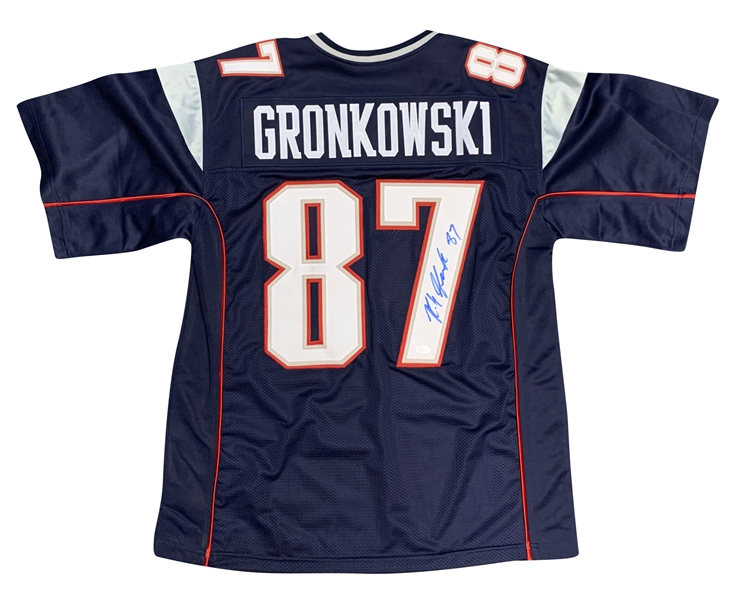 Rob Gronkowski Signed Patriots Jersey (JSA)
