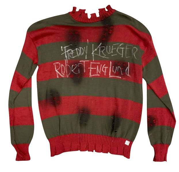 Robert Englund Signed Nightmare on Elm Street Sweater (JSA)