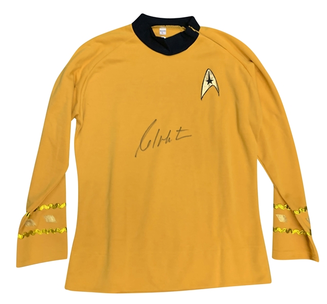 Star Trek: William Shatner Signed Captain Kirk Star Trek Tunic (JSA)
