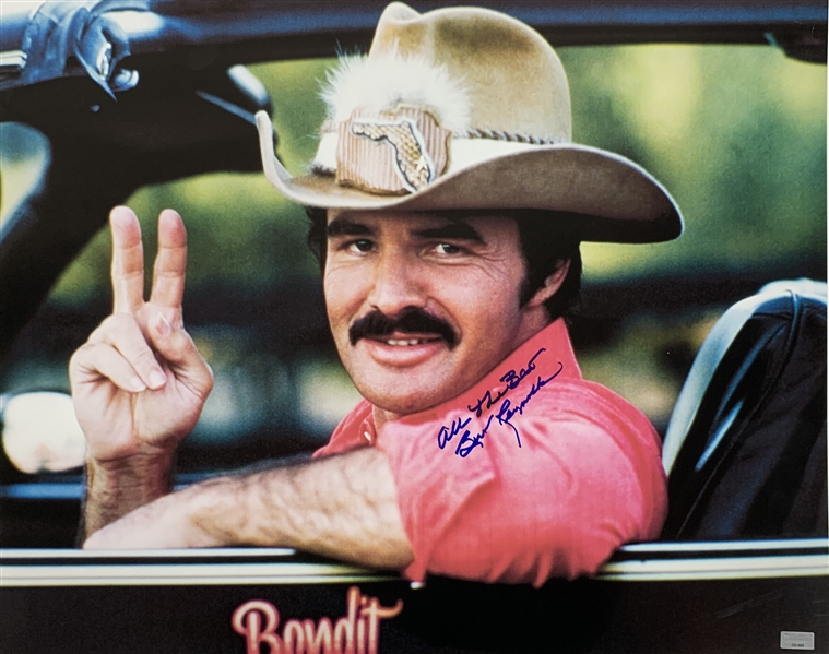 Burt Reynolds Signed 16" x 20" Photograph (Beckett/BAS Guaranteed)