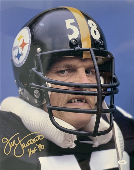 70s Steelers Greats Lot of Three (3) Signed 16" x 20" Photographs w/ Lambert & Greene (JSA)