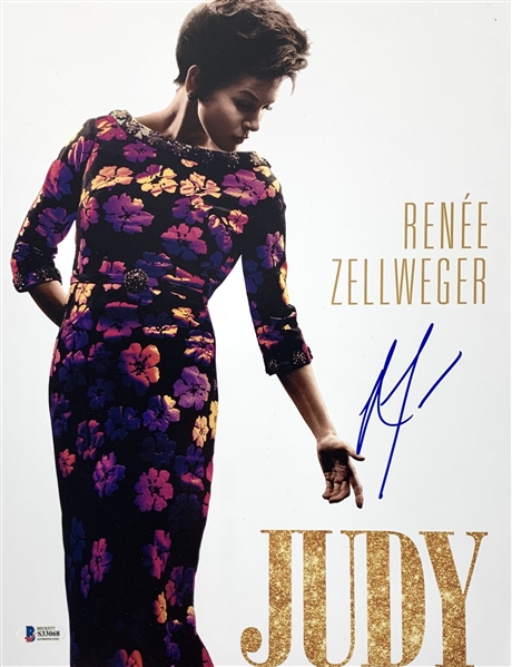 Renee Zellweger In-Person Signed 11" x 14" Color Photo from "Judy" (Beckett/BAS COA)