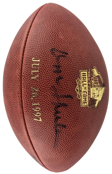 Don Shula Signed Limited Edition Hall of Fame NFL Leather Football (JSA)
