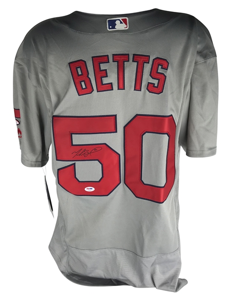 Mookie Betts Signed Boston Red Sox Jersey (PSA/DNA)