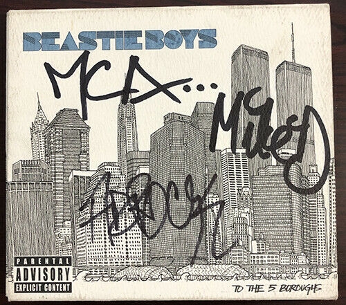 The Beastie Boys Rare Group Signed "To The 5 Boroughs" CD (Beckett/BAS Guaranteed)