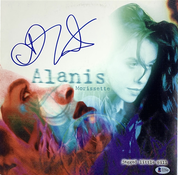 Alanis Morrisette In-Person Signed "Jagged Little Pill" Record Album Cover (Beckett/BAS COA)