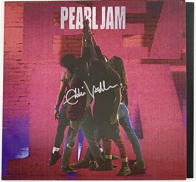 Pearl Jam: Eddie Vedder In-Person Signed "Ten" Record Album (Beckett/BAS Guaranteed)