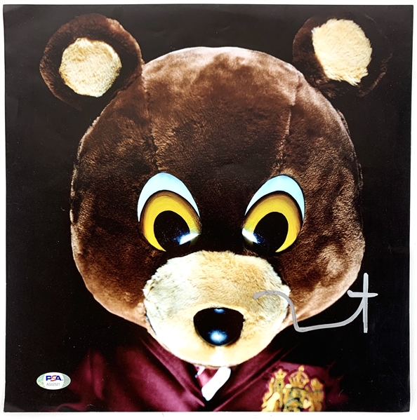 Kanye West 12" x 12" Promotional Album Flat (PSA/DNA)