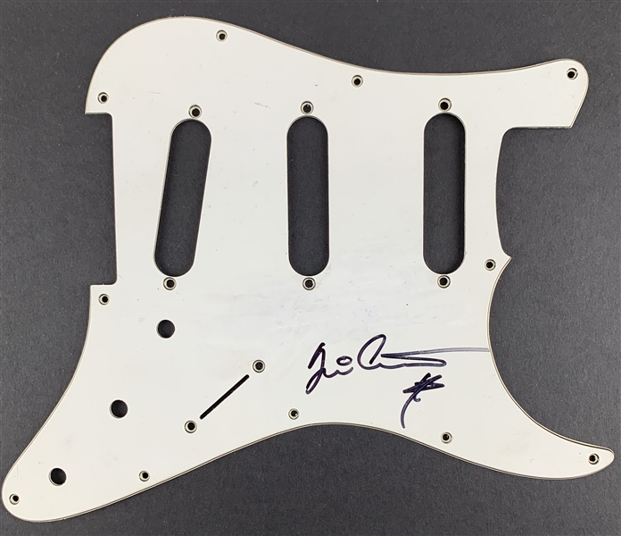 Yngwie Malmsteen In-Person Signed Stratocaster Style Electric Guitar Pickguard (John Brennan Collection)(Beckett/BAS Guaranteed)