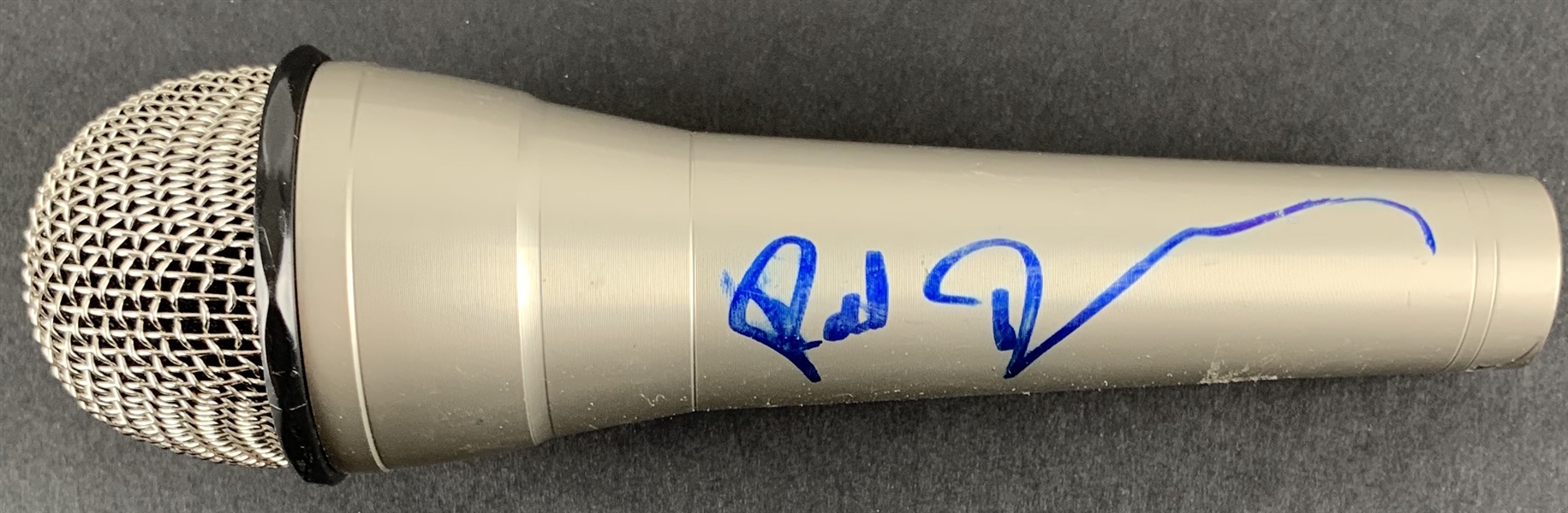 Iron Maiden: Paul Dianno In-Person Signed Microphone (John Brennan Collection)(Beckett/BAS Guaranteed)
