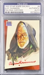 Sir Alec Guinness Signed 1993 Star Wars Galaxy #6 Trading Card (PSA/DNA Encapsulated)(Steve Grad Collection)