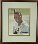Roberto Clemente Signed 7.5" x 9.5" 1971 Arco Pirates Promotional Color Picture Card (PSA/DNA)