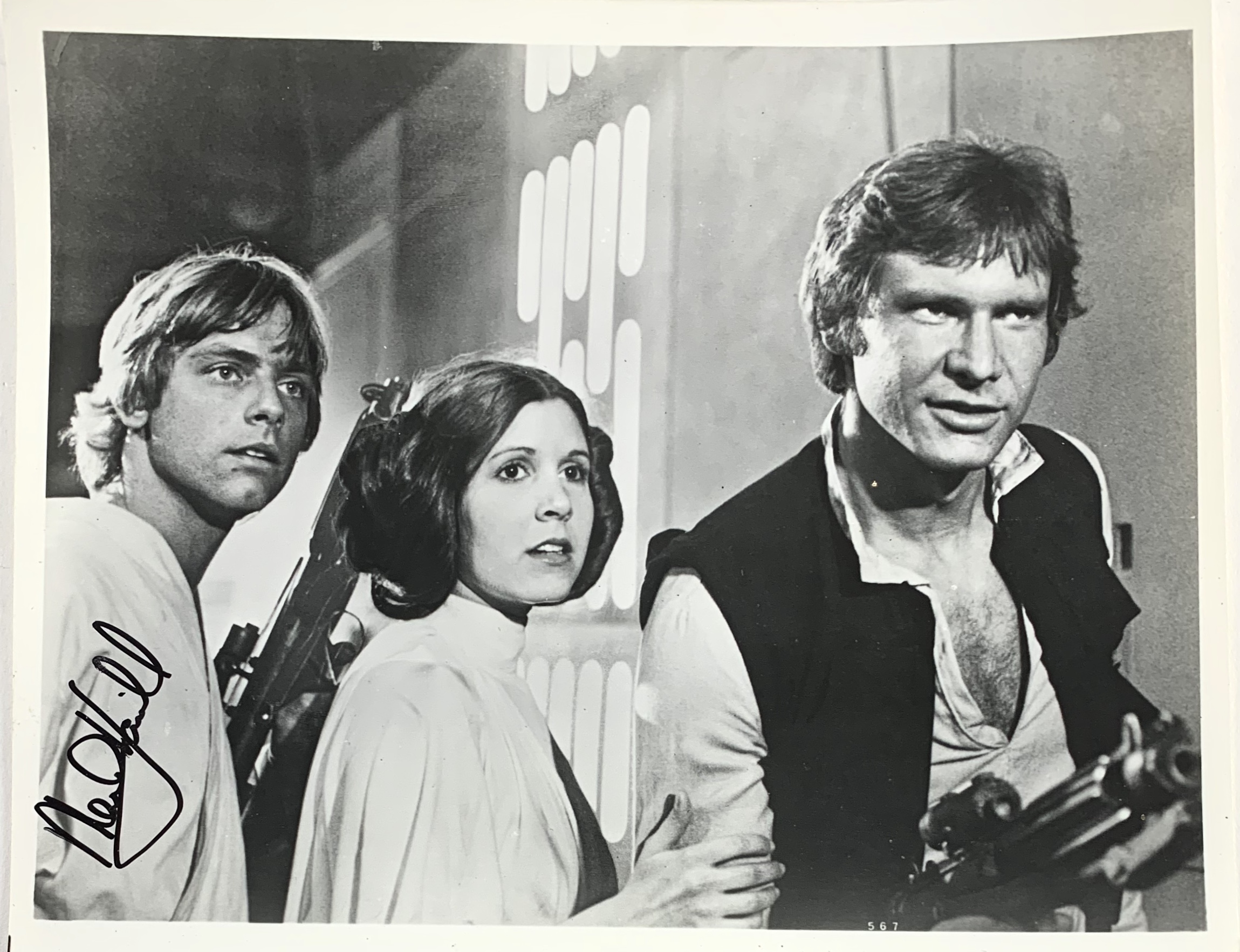 mark hamill signed memorabilia