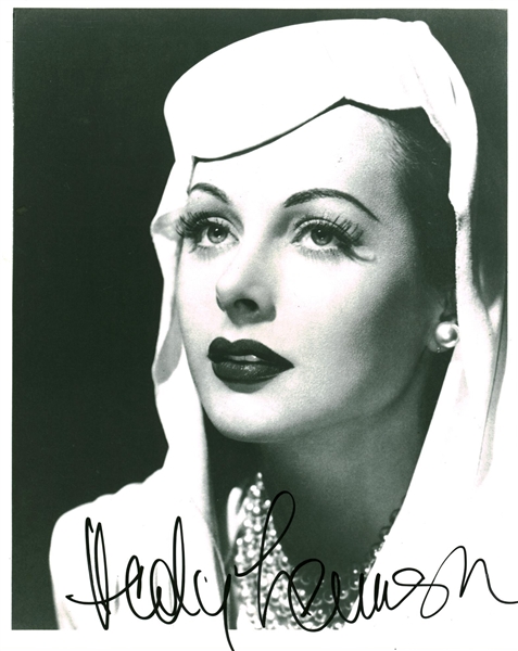 Hedy Lamarr & Dorothy Lamour Lot of Two (2) Single Signed 8" x 10" Photograoh (Beckett/BAS Guaranteed)