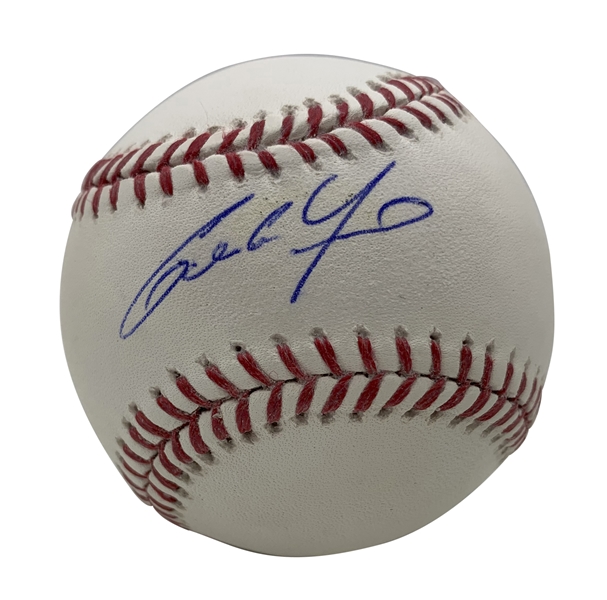 Christian Yelich Signed OML Baseball (PSA/DNA)