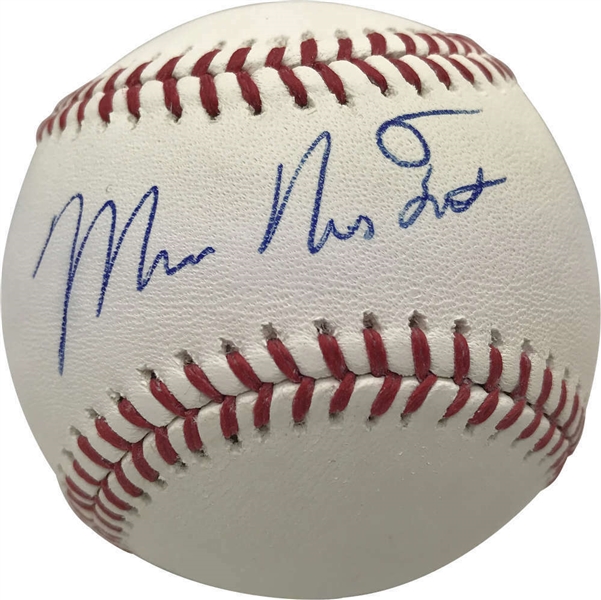 Mike Trout Single Signed OML Baseball with Rare "Michael Nelson Trout" Full Name Autograph! (MLB Hologram)