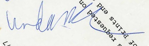 The Beatles: Linda McCartney Signed .75" x 3" Cut (Beckett/BAS Guaranteed)