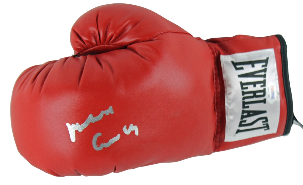 Muhammad Ali Rare Signed Everlast Boxing Glove with "Muhammad Ali, Cassius Clay" Dual Autograph (PSA/DNA)