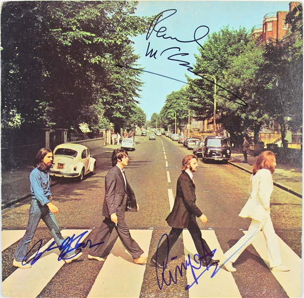The Beatles: "Abbey Road" Album Flat Signed by George Harrison, Paul McCartney & Ringo Starr (BAS/Beckett, JSA, & Caiazzo)