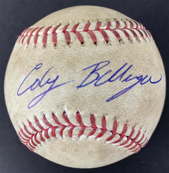 Cody Bellinger Signed & Game Used ROY 2017 OML Baseball During 2nd Career Home Run Game! (PSA/DNA & MLB)