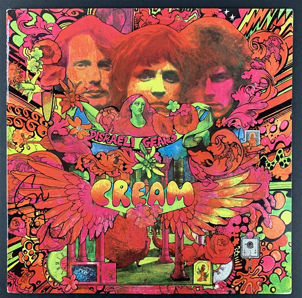 Cream Group Signed Lot of Two (2) "Disraeli Gears" Albums w/ Clapton, Baker & Bruce (Beckett/BAS Guaranteed)
