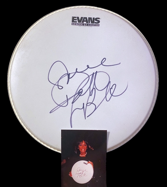 Patti LaBelle In-Person Signed Drumhead with Photo Proof (Beckett/BAS Guaranteed)