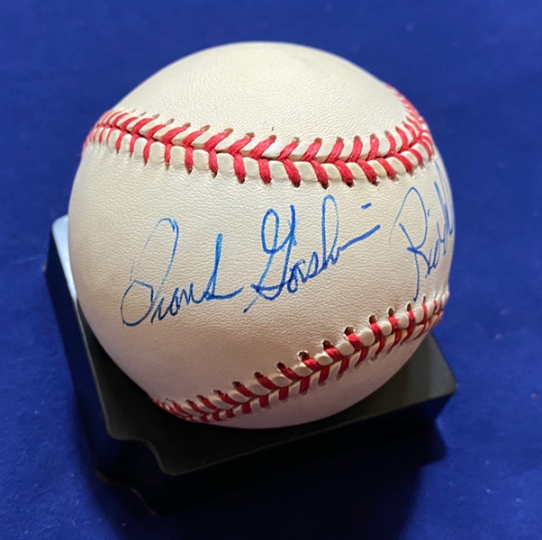 Batman: Frank Gorshin In-Person Signed OAL Baseball with Signing Proof! (Beckett/BAS Guaranteed)