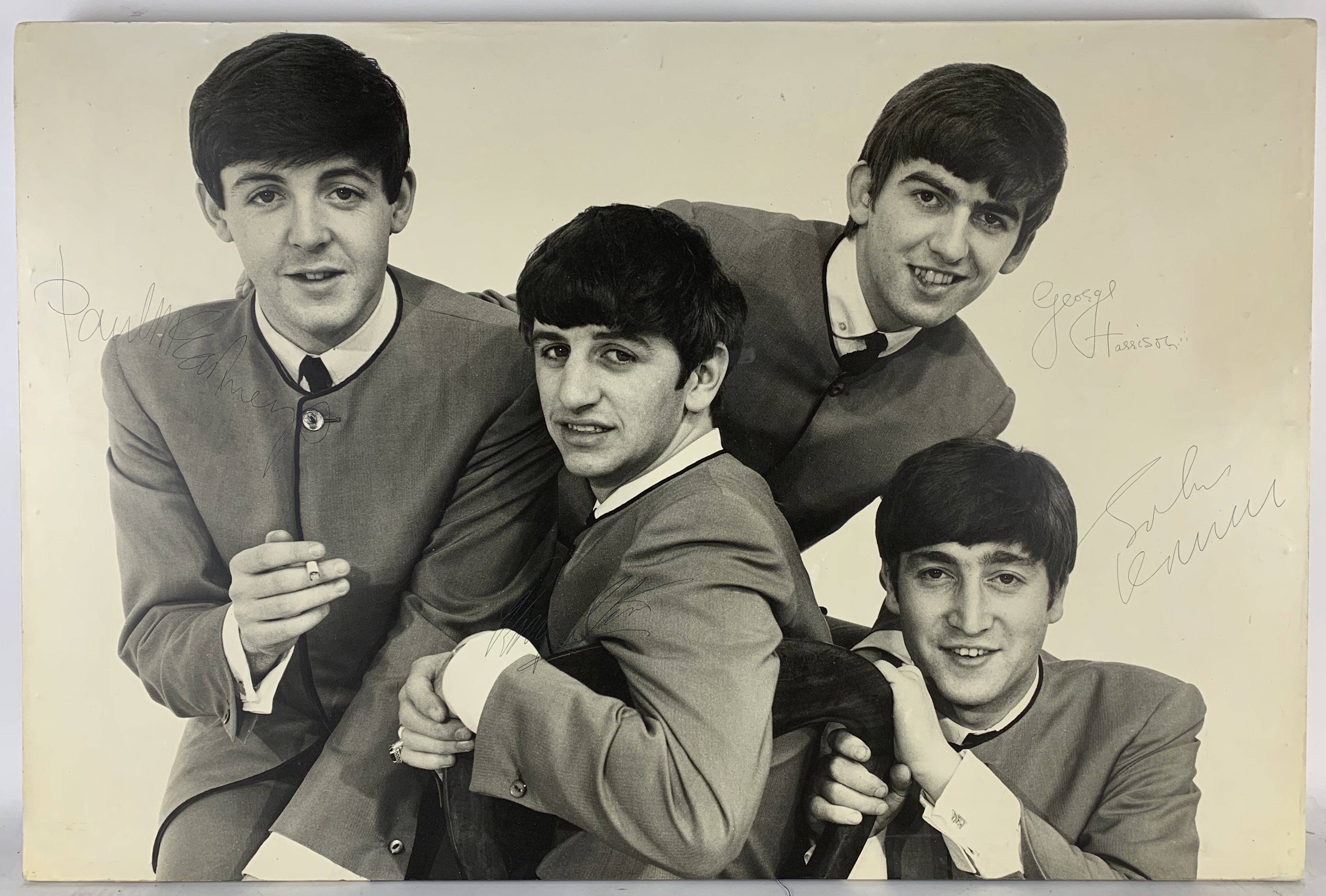 Lot Detail - The Beatles Amazing Vintage Signed 24