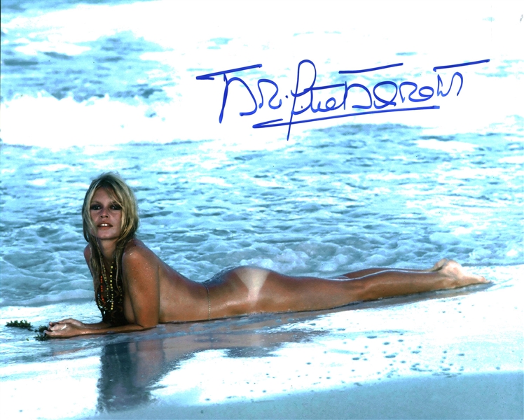Brigitte Bardot Signed 8" x 10" Color Photograph (Beckett/BAS Guaranteed)
