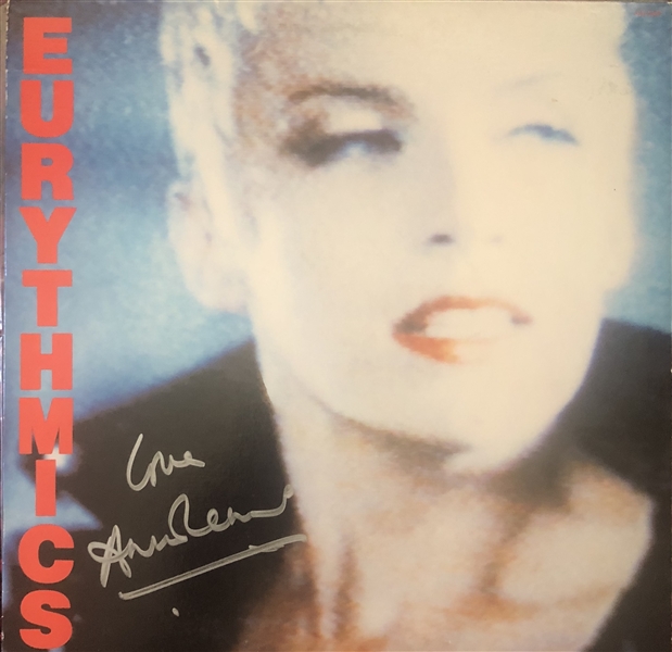 The Eurythmics: Annie Lennox Signed "Be Yourself Tonight" Record Album (Beckett/BAS Guaranteed)