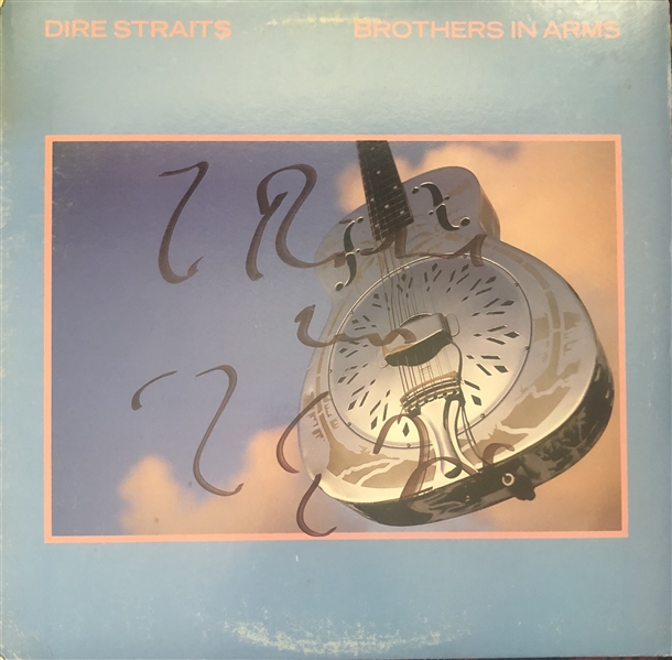 Dire Straits: Mark Knopfler Signed "Brothers In Arms" Record Album (Beckett/BAS Guaranteed)