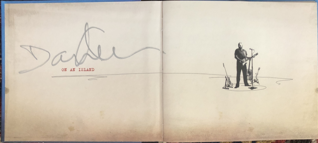 Pink Floyd: David Gilmour In-Person Signed "On an Island" CD Book (Beckett/BAS & Floyd Authentic Guaranteed)