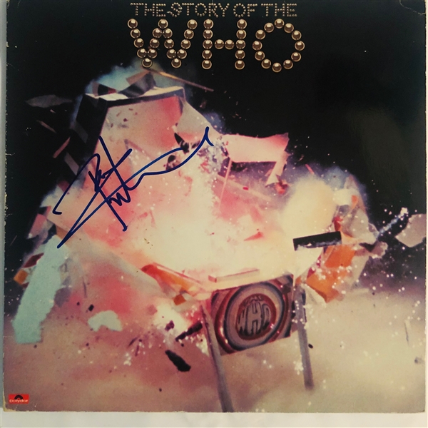 The Who: Pete Townshend In-Person Signed "The Story of The Who" Record Album Cover (John Brennan Collection)(Beckett/BAS Guaranteed)