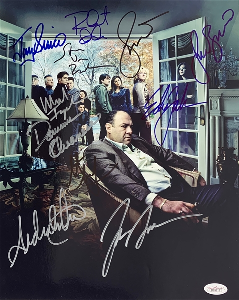 The Sopranos Cast Signed 11" x 14" Color Photo (11 Sigs) (JSA)