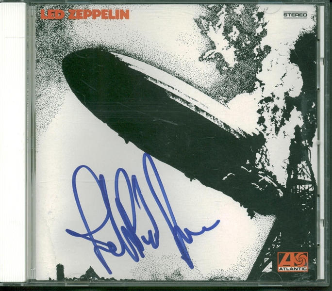 John Paul Jones signed Led Zeppelin CD Cover (Beckett/BAS Guaranteed)