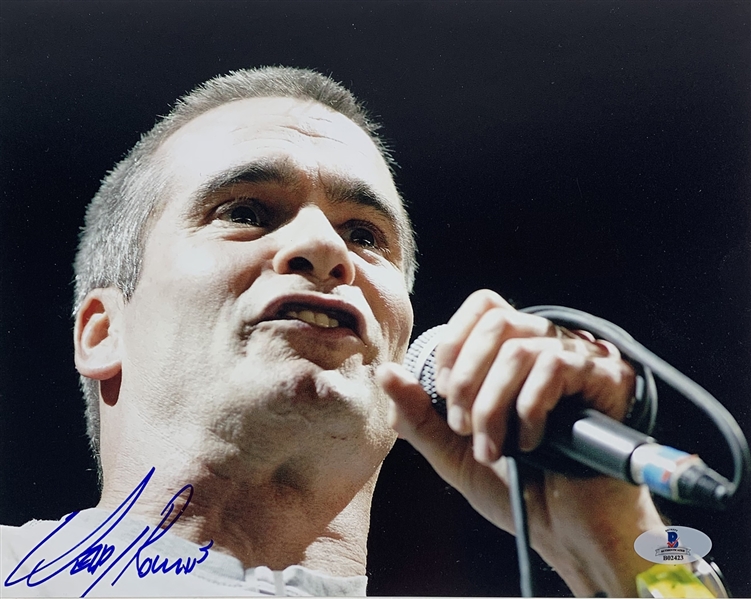 Henry Rollins In-Person Signed 8" x 10" Color Photo (Beckett/BAS Guaranteed)