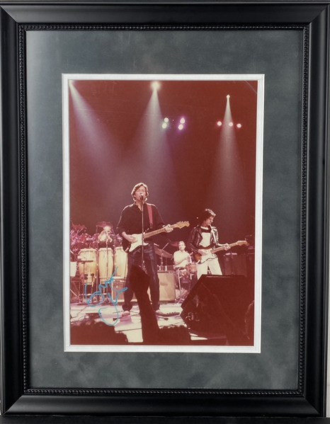 Eric Clapton Signed Color 8" x 12" On-Stage Photo (REAL/Epperson)