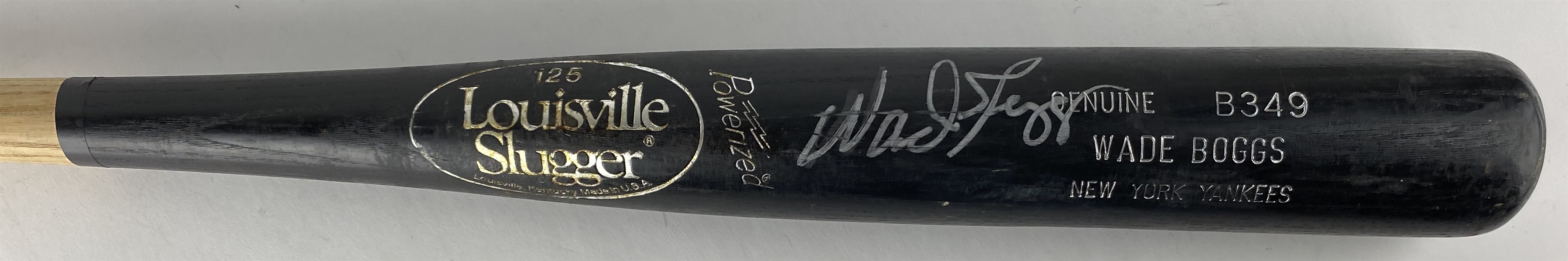 Wade Boggs Signed & Game Used 1997 B349 Baseball Bat PSA/DNA GU 9!