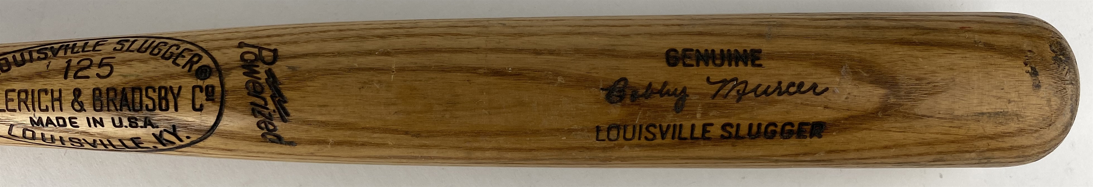 Bobby Murcer Game-Used 1970-1971 Louisville Slugger Bat - PSA/DNA GU 8.5