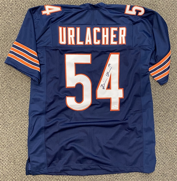 Brian Urlacher Signed Chicago Bears Style Jersey (JSA)