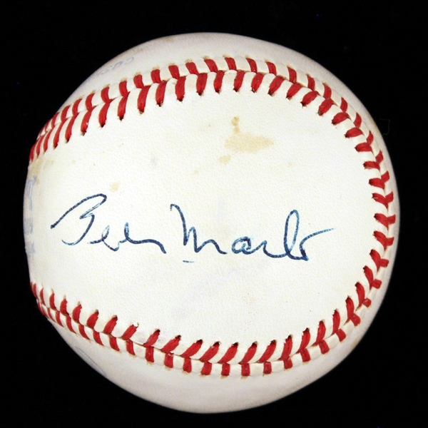 Billy Martin Signed OAL Baseball w/ Bold Autograph! (JSA)