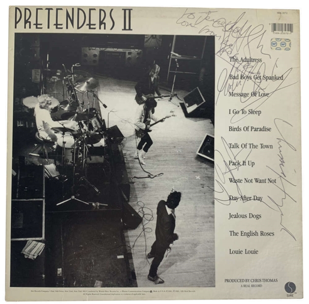 Pretenders Signed "Pretenders II" Album w/ James Honeyman Scott (Beckett/BAS)