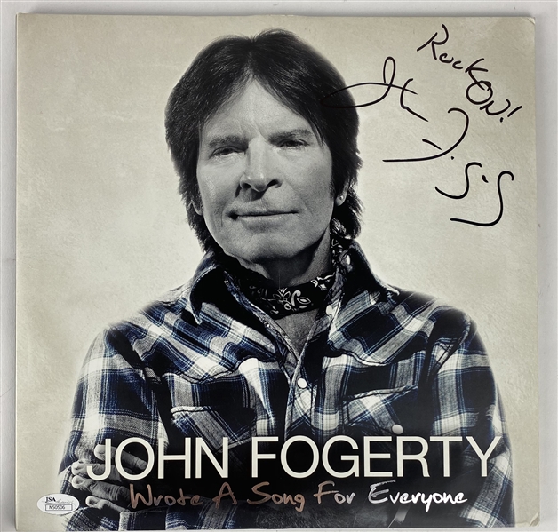 John Fogerty Signed "Wrote a Song for Everyone" Album (JSA)
