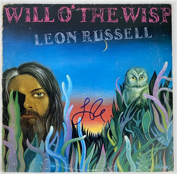 Leon Russell Signed "Willo The Wisp" Album (JSA)
