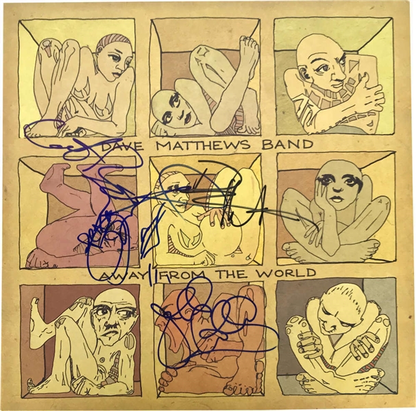 Dave Matthews Band Group Signed "Away from the World" Album w/ Matthews, Reynolds & Others! (JSA)