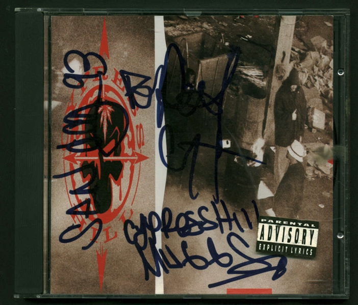 Cypress Hill Vintage Group Signed Debut CD Booklet (Beckett/BAS)