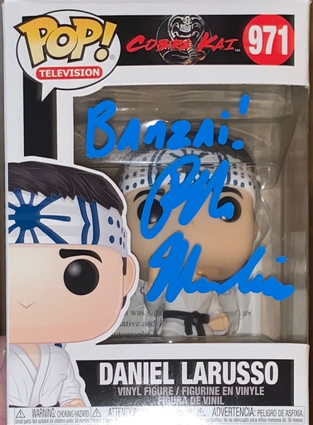 Ralph Macchio Signed Karate Kid Funko! Pop Figure (ACOA)